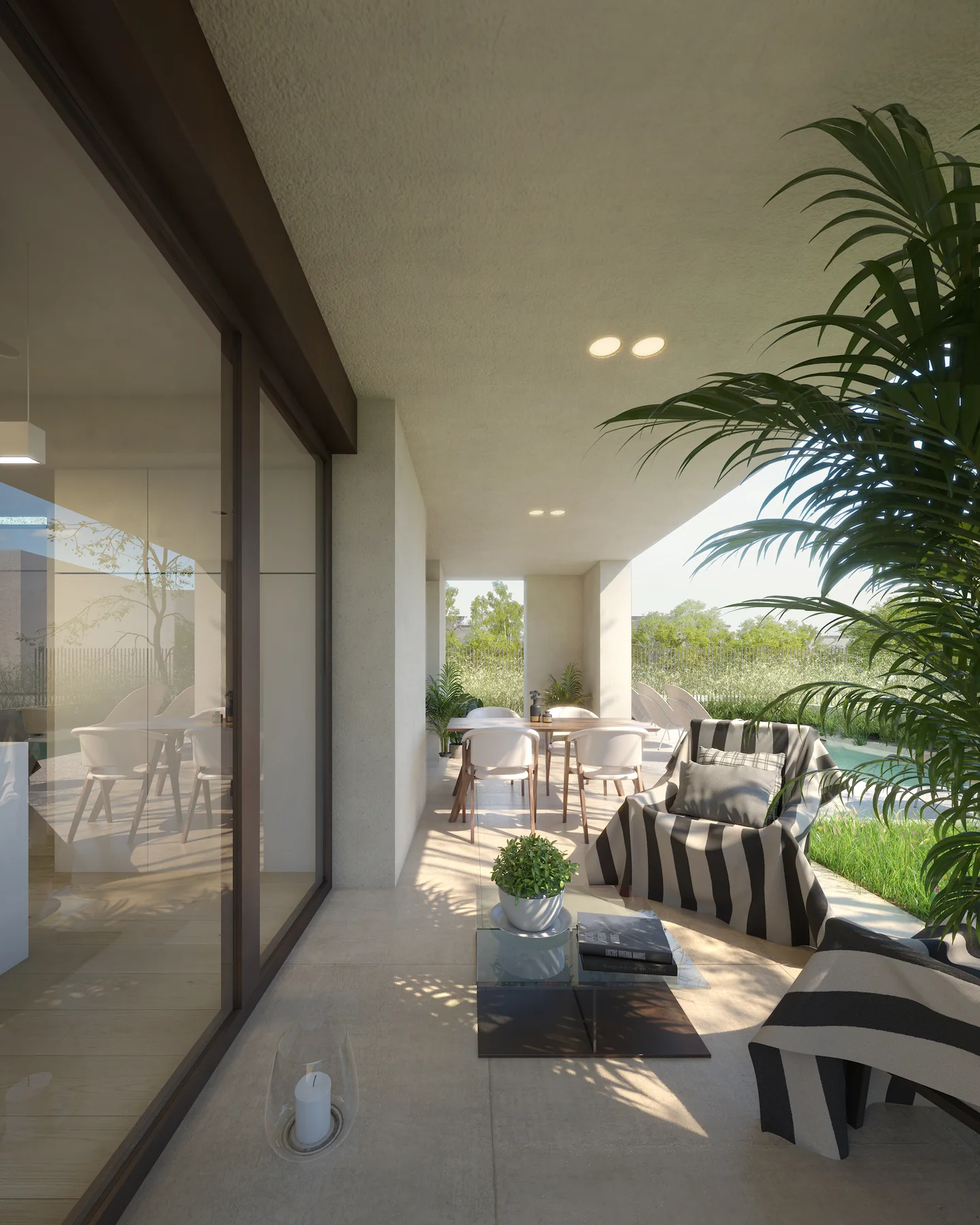 Loggia coperta della Residenza di Vittorio